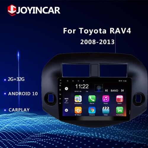 Android 10 2Din Car Radio Multimedia Player 10.1 Inch GPS For 2007 2008 2009 2010 - 2013 Toyota RAV4 Auto Stereo USB Wifi BT DSP