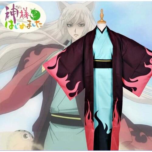 Anime Kamisama Hajimemashita / Kamisama Kiss Tomoe Uniform Cosplay Costumes Kamisama Love Full Set Kimono
