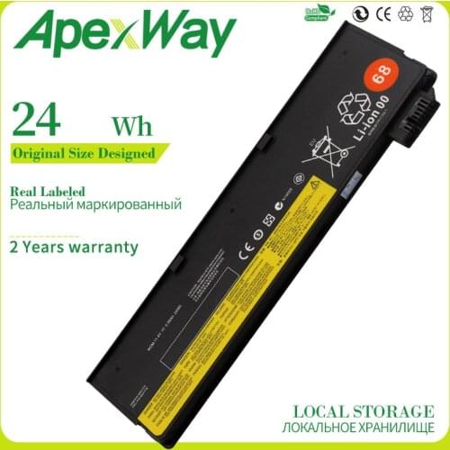 Apexway 24Wh New Laptop Battery for Lenovo Thinkpad X270 X260 X240 X240S X250 T450 T470P T450S T440S K2450 W550S 45N1136 45N1738