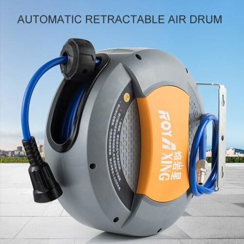 Automatic Reel Hose Suspension Auto Repair Pneumatic Tools 12*8mm Tracheal Air Drum Automatic RecoveryReel