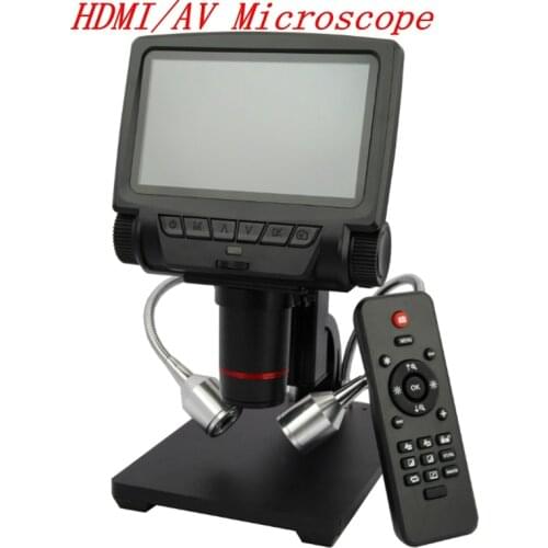 Andonstar Digital HDMI/AV Microscope Long Object Distance USB Microscope for Mobile Phone PCB Repair Soldering Magnifier Camera