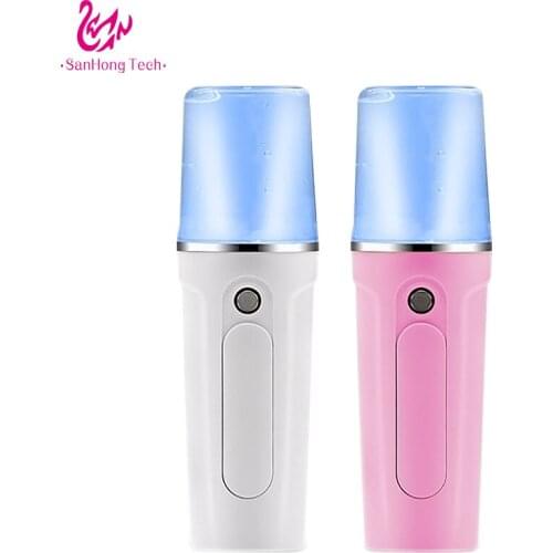 Electric portable USB rechargeable mini hydrogen water body nebulizer handy fcial steamer nano mist sprayer
