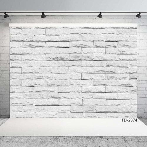 White Stone Brick Wall Scenery Photographic Backdrops Photophone Newborn Young Portrait Photography Background For Photo Studio