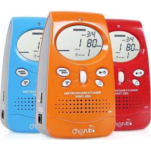 Guitar Ukulele And Bass Piano Metronome Violin Musical Instrument Accessories Electronic Rhythm Cherub Wmt-280
