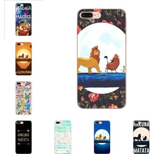 Hakuna Matata Printing Drawing TPU For Xiaomi Mi3 Mi4 Mi4C Mi4i Mi5 Mi 5S 5X 6 6X A1 Max Mix 2 Note 3 4