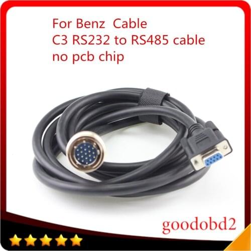 For Benz Car connect tool Mb Star C3 Multiplexer Connector RS232 to RS485 Cable Car Diagnostic scanner Cables accessory no pcb