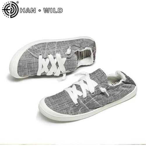 Women Casual Canvas Shoes Comfortable Breathable Ladies Fashion Sneakers Female Flat Vulcanized Shoes Lace Up Trainers