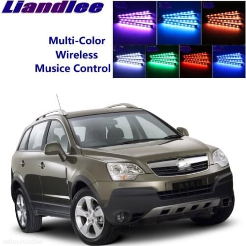 LiandLee Car Glow Interior Floor Decorative Seats Accent Ambient Neon light For Daewoo T2X