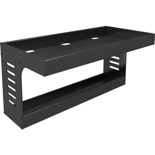 Metal Wall Router Bracket Storage Organizer Container Boxes,TV Set Top Boxes Wall Mounting Support Rack Shelf Bracket Boosted