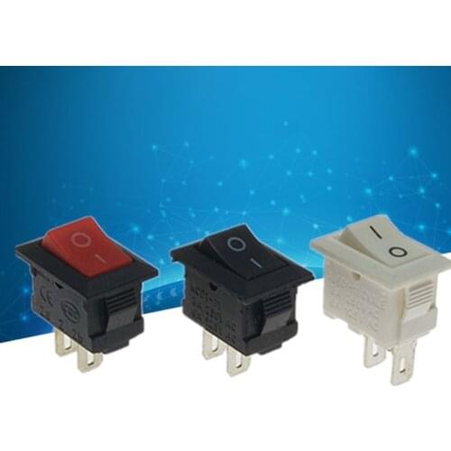 Mini 1pcs/lot 10*15mm 2Pin ON/OFF Boat Rocker Switch Car Truck Button Switch