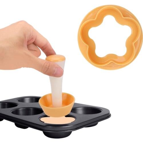 Baking Tools Dough Cookie Press Plastic Baking Mold Cake Biscuit Stamp Mould Kitchen Biscuit Cake Cutter Pastry Decorating Tools