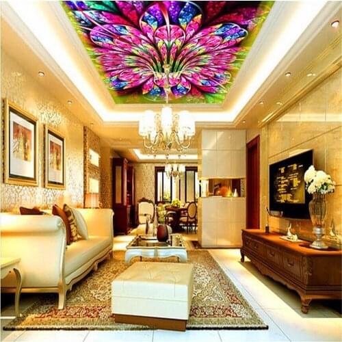 Custom 3d ceilings beautiful scenery wallpapers dreamy abstract ceiling mural 3d ceiling murals wallpaper