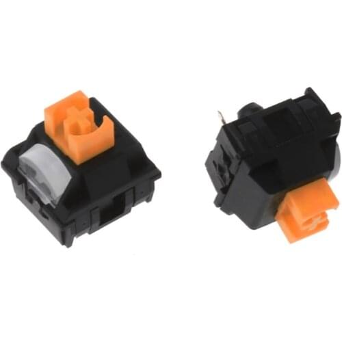2pcs Dust-proof Orange Switches 3 Pin for razer BlackWidow Lite Mechanical Keyboard Cherry MX Gateron Switches