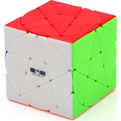 Qiyi Mofangge Pentacle Cube Magic Cube Black or Stickerless Speed CubePuzzle Star Twist Cubes Toys For Children Kids