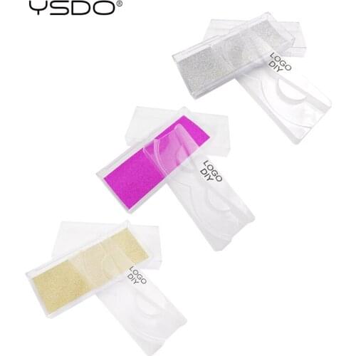 YSDO 20 pairs mink eyelashes custom eyelash packaging wholesale customize lash box private label false eyelash natural eyelashes