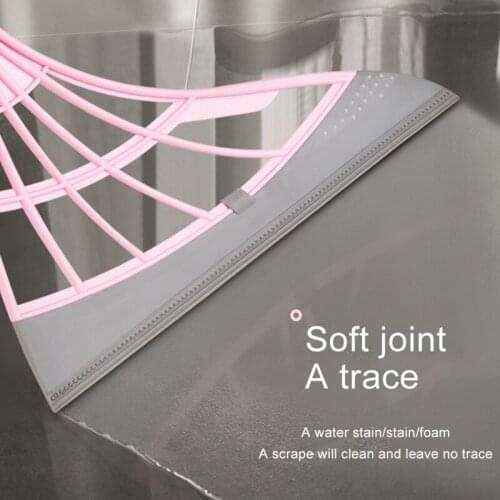 Rubber Sweeping Broom Home Floor Cleaning Squeegee Hair Mop Bathroom Sweeping Wiper Floor Wiper Scrape Carpet Broom