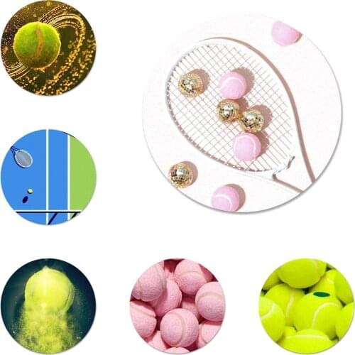 58mm tennis ball movement Icons Pins Badge Decoration Brooches Metal Badges For Backpack Decoration