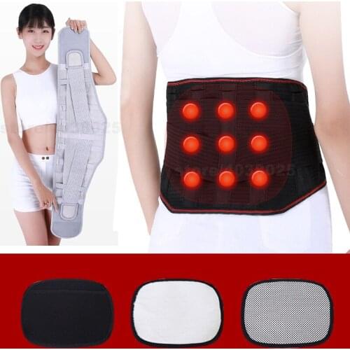 2021 New Promotion Sport Accessories Back Support Brace Belt Lumbar Lower Waist Double Adjust Back Pain Relief Waist Support
