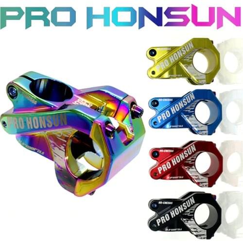 Aluminum Alloy CNC Bicycle Rod MTB 50mm Handlebar Rods 31.8mm DH AM Rod High Strength Enduro 28.6mm Steerer Mountain Bike