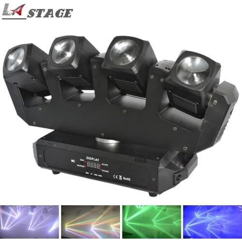 Free Shipping 4X10W Led Moving Head Beam Light For Disco Stage Club