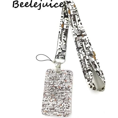 Vintage House Key lanyard Car KeyChain ID Card Pass Gym Mobile Phone Badge Kids Key Ring Holder Jewelry Accessories Decorations