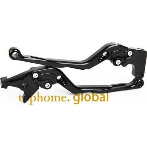 Black Motorbike Accessories CNC Foldable&Extendable Brake Clutch Levers For Ducati 749/S/R 2003 2004 2005 2006