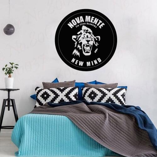 Lion Design Decorative Window Wall Dtickers Vinyl Art Removable Poster Bedroom Wall Decal WL1316