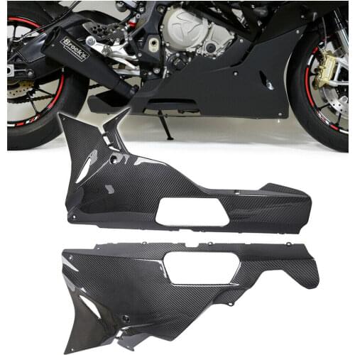 Motorcycle Parts Real Carbon Fiber Belly Pan Side Panel Body Lower Cover Fairing for BMW S1000RR S1000 RR 2015 2016 2017 2018