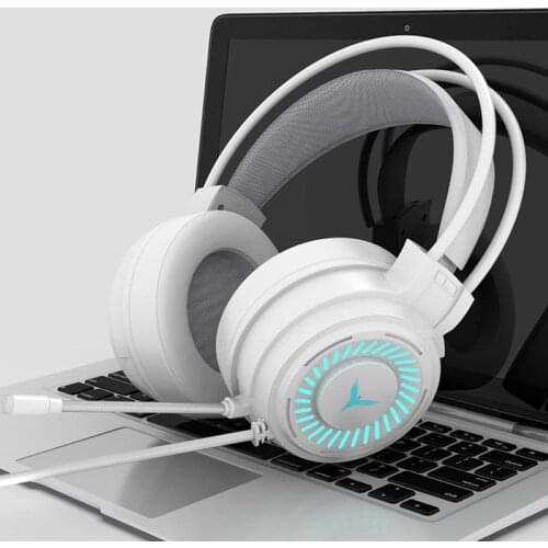 G58 LED Light Gaming Headset Stereo Wired Bass Headphone with Mic for PC/Laptop
