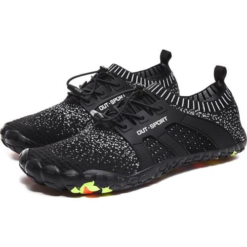 Summer Outdoor Breathable Aqua Sneakers Women Quick Dry Water Shoes Non-slip Hiking Shoes Men Waterproof Rubber Upstream Shoes