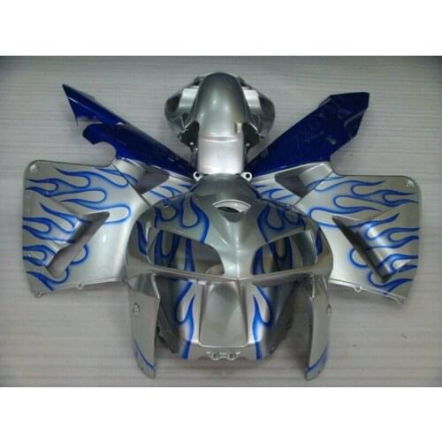 Body Kits CBR 600 RR 2005 - 2006 Blue Silvery Flame Plastic Fairings CBR600 RR 2006 Fairings CBR 600 RR 05