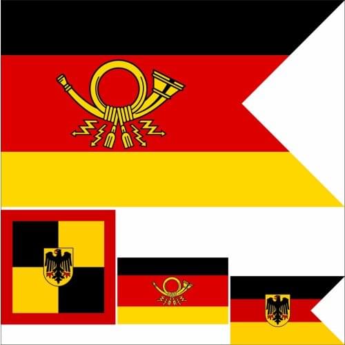 German Military And State Flag 3X5FT 100D Polyester Double Stitched High Quality Banner 90X150CM