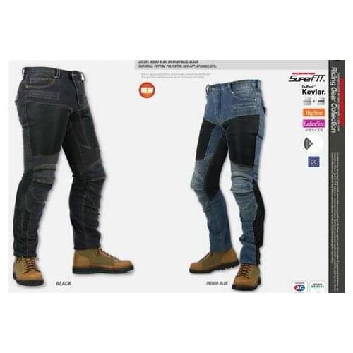 Wholesale For KOMINE PK-719 Motocross Mesh Mountain Bike Riding Jeans Racing Pants with Hips And Kneepads MK