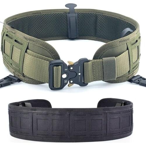 Military Tactical Belt 1000D Nylon Convenient Airsoft Belt Army Training Soft Padded Combat Hunting Battle Waist Belt