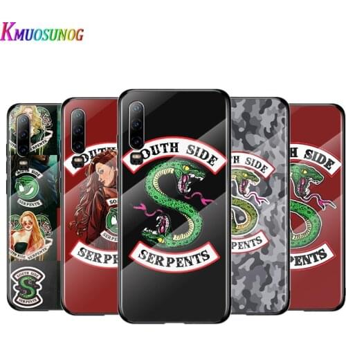 Riverdale Southside For Huawei P40 P30 P20 P10 Pro Plus Lite 5G 2019 Tempered Glass Cover Shell Luxury Phone Case