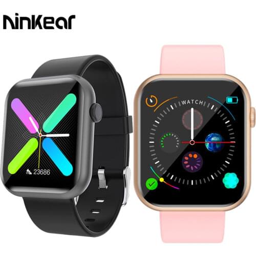 Ninkear Air 3 SmartWatch 1.57 Inch 2.5D Full Touch Screen IP67 Waterproof Mens and Womens Sports Health Detection Smart Watch