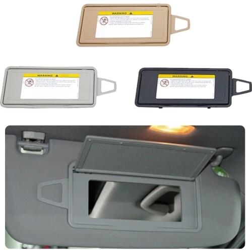 Sun Shade Visor Interior Makeup Mirror Cosmetic Mirror Cover For Mercedes Benz S Class W221 06-13 W220 98-05 Auto Accessories