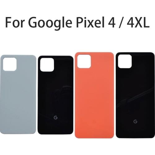 ZUCZUG Glass Rear Housing Battery Cover For Google Pixel 4 Pixel 4XL Back Case Replacement Part With Adhesive