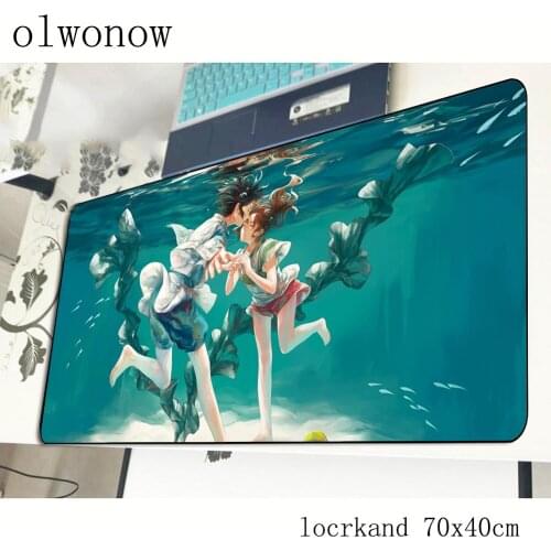Spirited Away mouse pad gamer HD print 700x400x2mm notbook mouse mat gaming mousepad High quality pad mouse PC desk padmouse