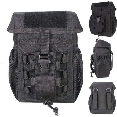 Military Molle Pouch First Aid Kit EDC Pouch Medical Bag Waist Pack Nylon Utility Tool Accessories Bag Survival Camping Hunting