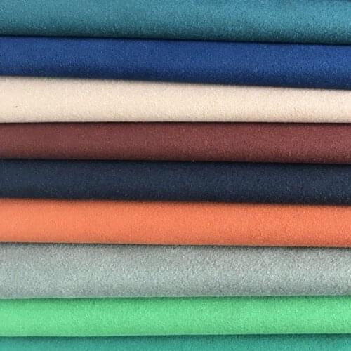 High-quality 0.7mm thickness microfiber PU synthetic leather Super fiber Double plush upholstery suede ultra material