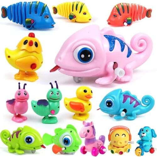 Animal Rope Clockwork Toy ABS Glowing Toy Childrens Jump Chicken Unicorn Child Octopus Turtle Toy for Boy Kids Pull Back