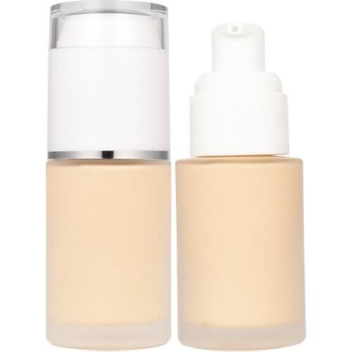 10 Color Liquid Foundation Cream Full Coverage White Bottle 30ML Women Beauty Face Makeup Matte Concealer Foundation