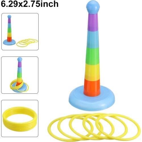 1set Bird Ferrule Toys Intelligence Training Rings Toy Plastic Ring Pet Bird Ferrule Game Toys Pet Supplies