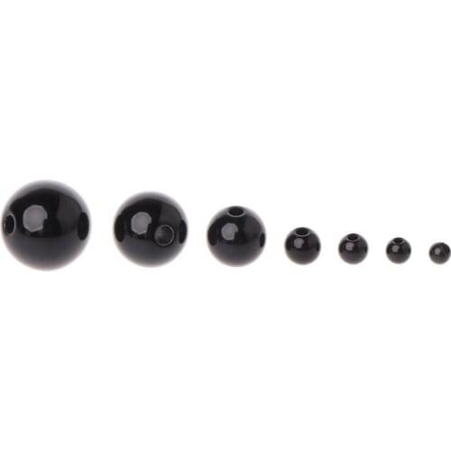 100pcs 3-12mm Black Safety Doll Eyes Sewing Beads For DIY Bear Stuffed Toys Scrapbooking Crafts GXMB