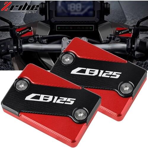 2021 New Aluminum Motorcycle Accessories Brake Fluid Fuel Reservoir Tank Cap Cover For HONDA CB125R CB 125R CB 125 R 2018-2019