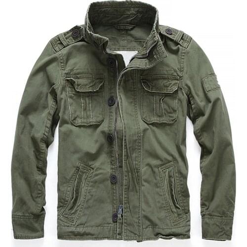 England Vintage Bomber Jackets For Man Casual Fashion Outdoor Baseball Mens Coats Military Jackets European and American Style