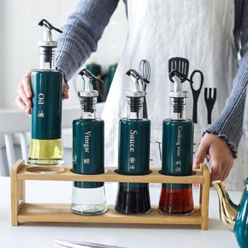Olive Oil Sprayer Vinegar Bottles Can ABS Lock Plug Seal Leak-proof Food Grade Plastic Nozzle Sprayer Liquor Dispenser