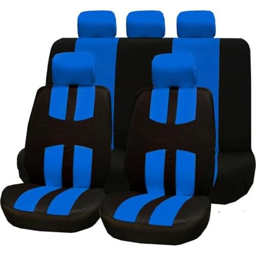 KBKMCY Four Season Universal Car Seat Cover Set for Kia Rio 3 Spectra Soul 2011G Breathable Dirt-resistant Auto Cover
