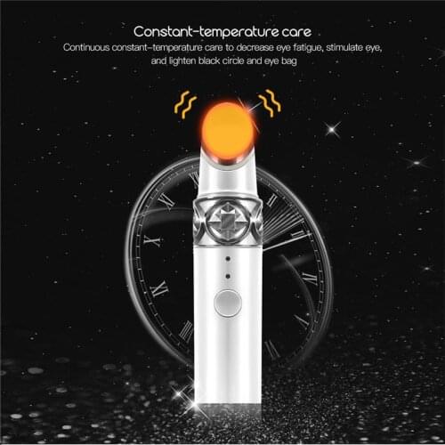 Eye Massager Roller Hot/Cold Message 45 Degrees Heated Wrinkle Removal Wand Relieves Dark Circles Puffiness USB Rechargeable 38